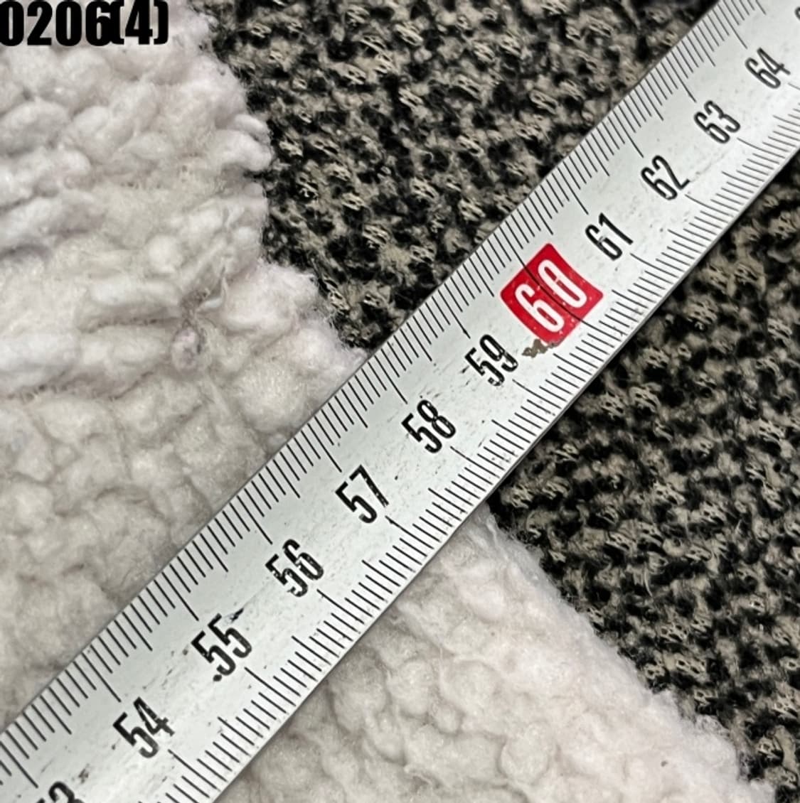 [105/XL] 네파 흰색 뽀글이 플리스 집업 자켓 0206(4) 상품이미지6