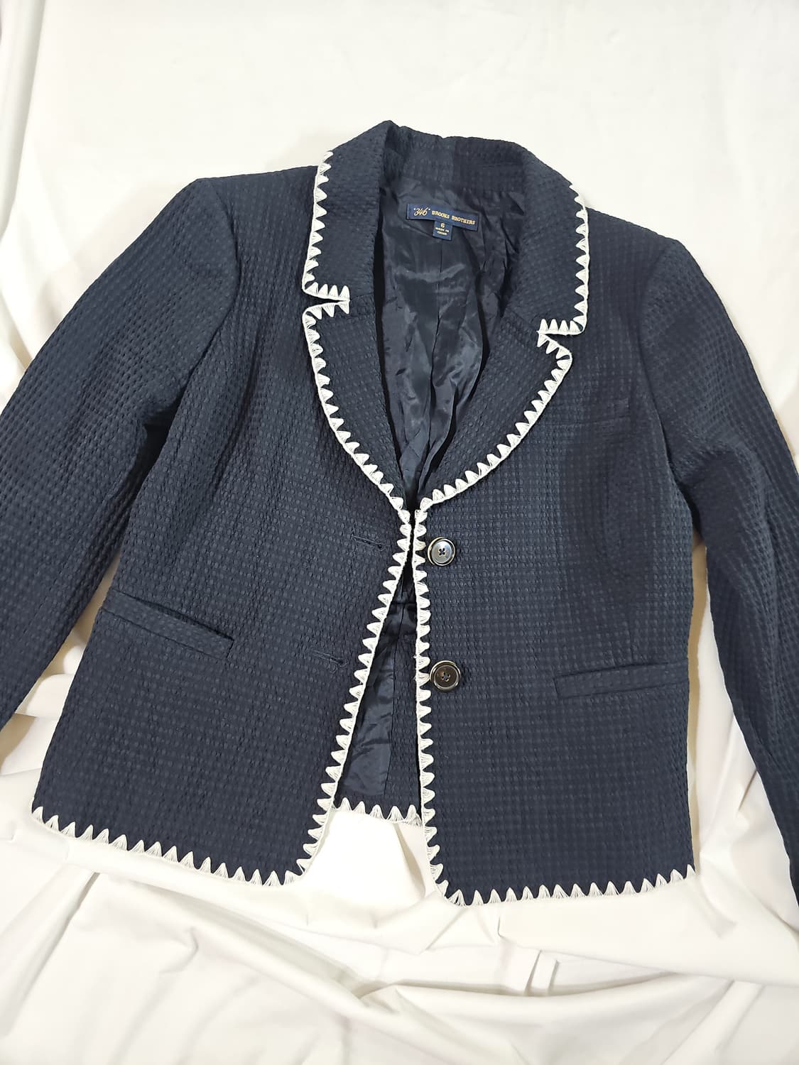 [6] 브룩스 브라더스 여성 빈티지 코튼 크롭 자켓 상품이미지7