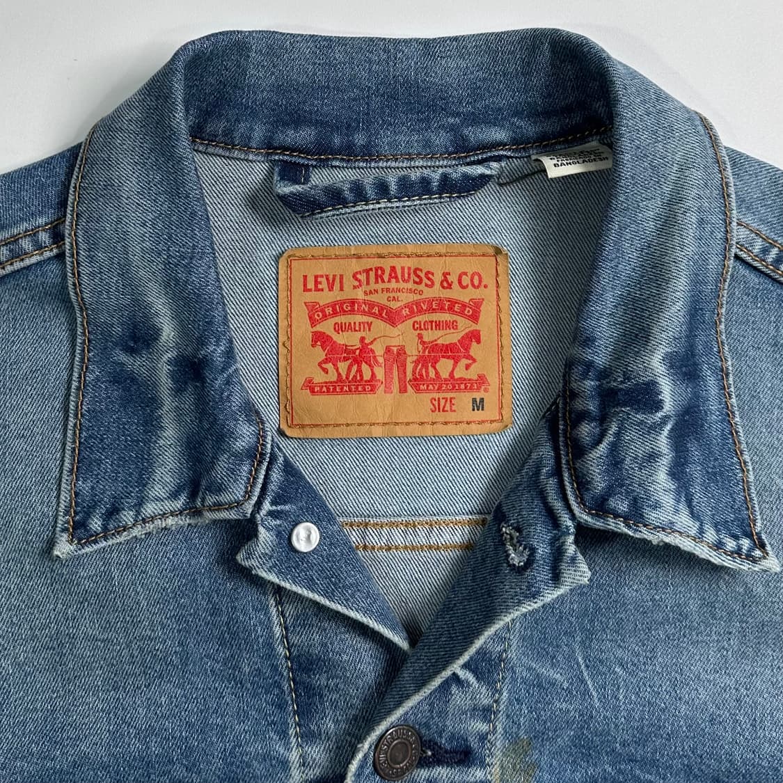 리바이스 연청 데님 트러커 자켓  상품이미지7