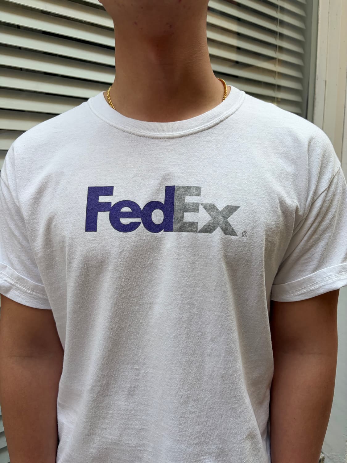 90’s FedEx print corporate logo T-shirt  상품이미지7