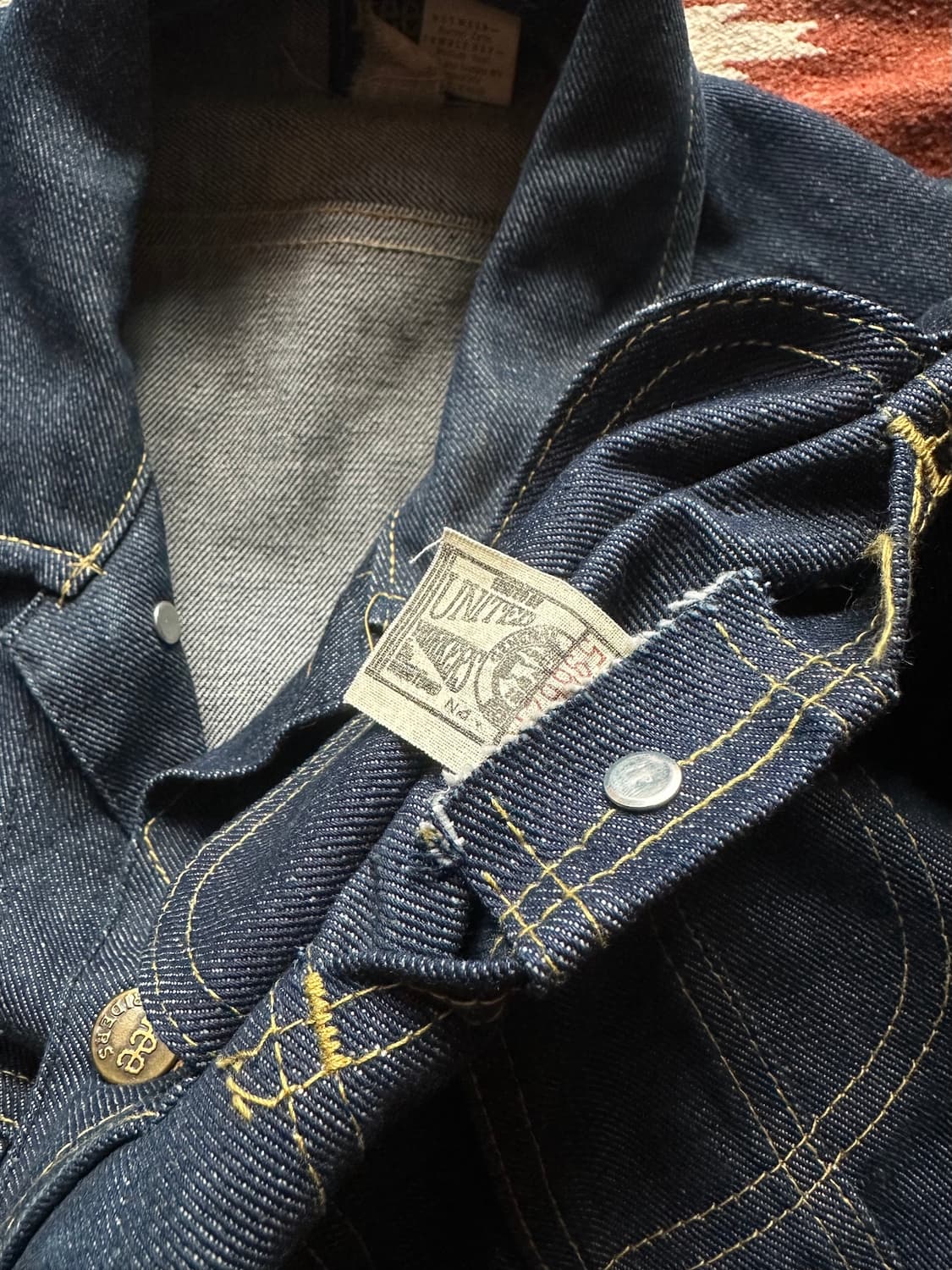 데드스탁 70s USA LEE 빈티지 리 220J 데님 자켓 101J 상품이미지8