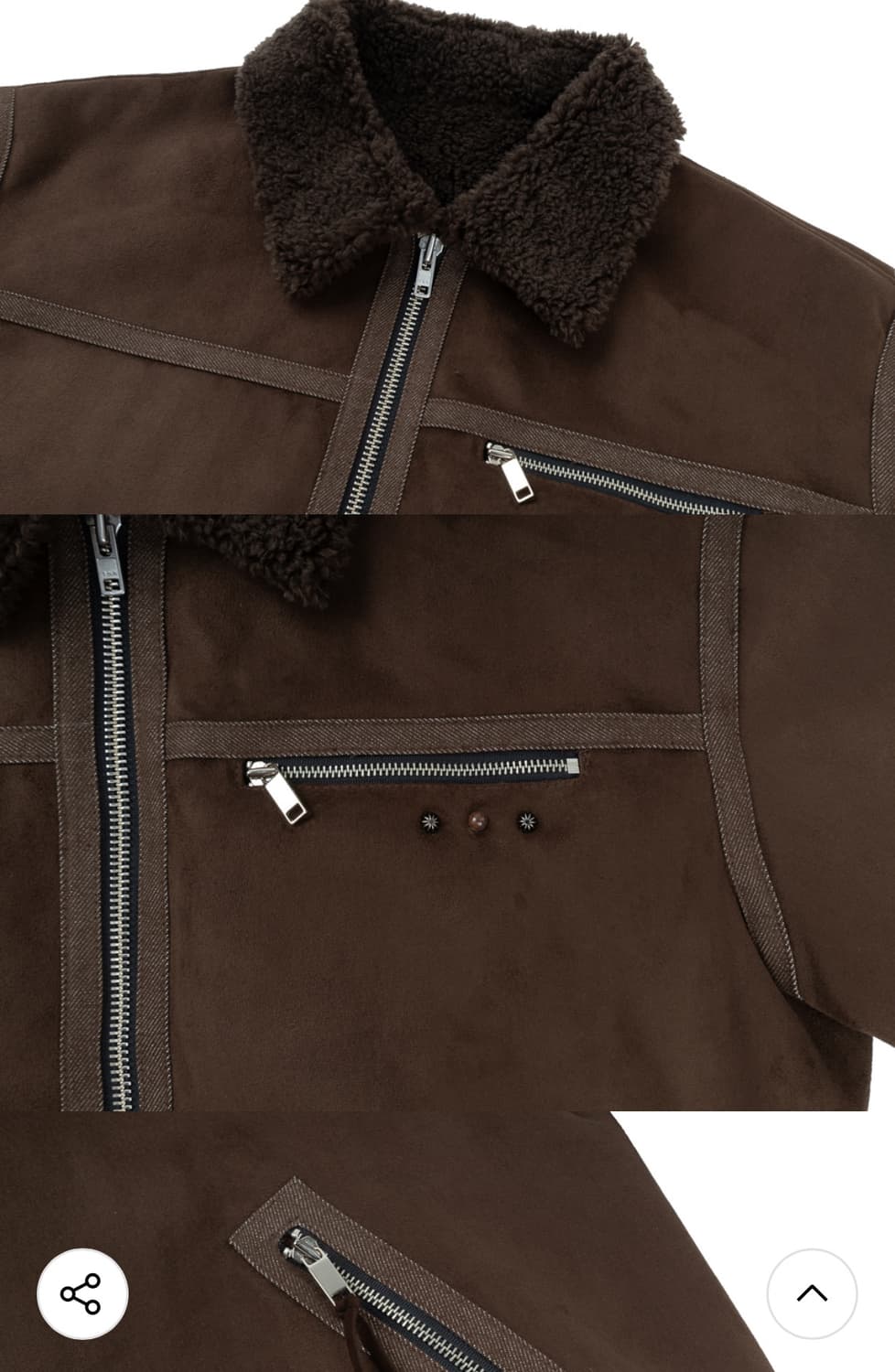 RSSC 브라운 무스탕 자켓 2 상품이미지4