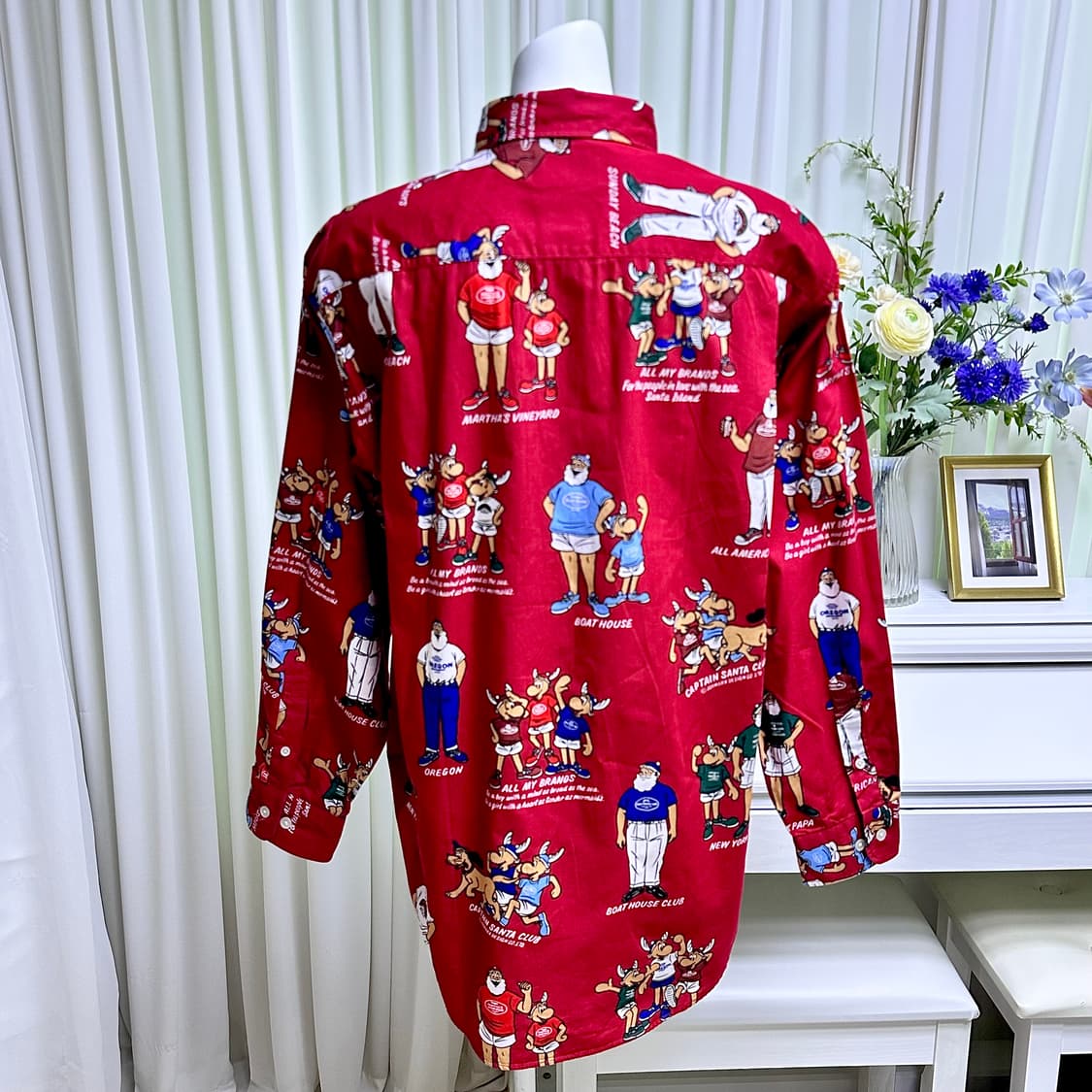 캡틴산타 패턴셔츠 상품이미지3