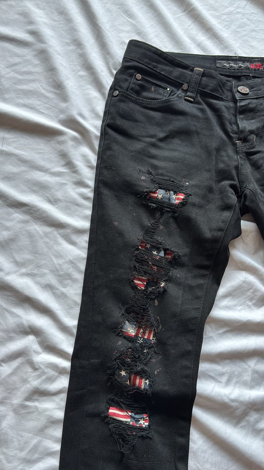 Vtg USA Flag Jean 상품이미지5