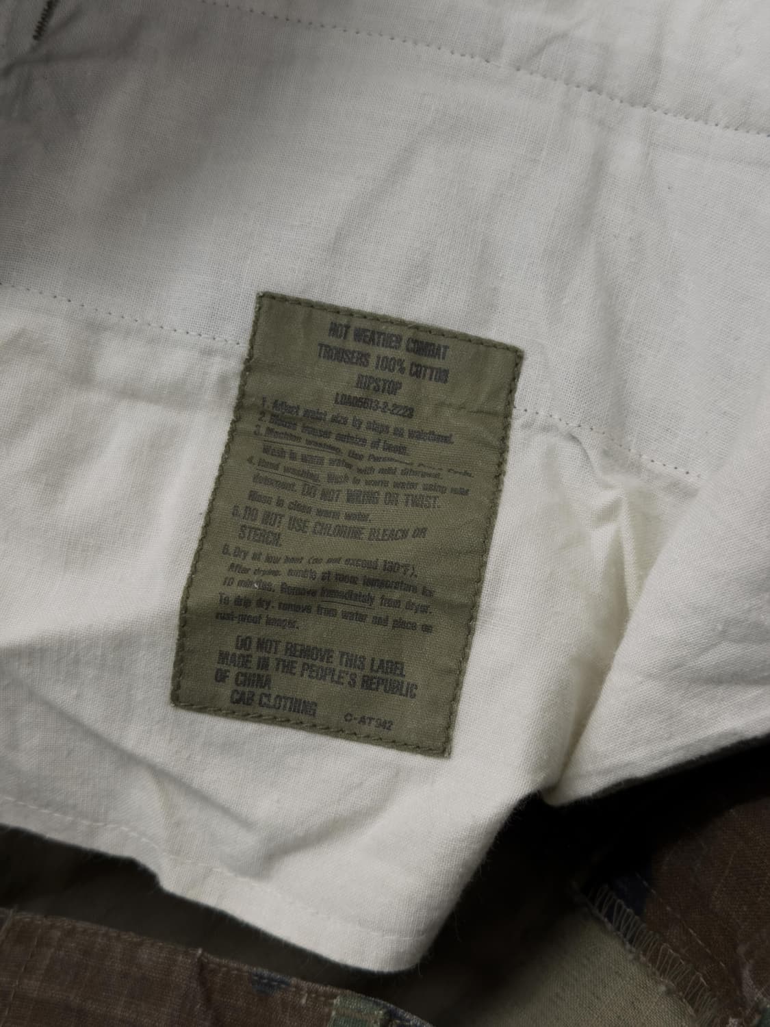 Cab Clothing 카모 카고 팬츠 상품이미지5