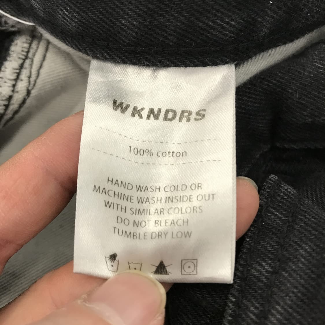 위캔더스 플레임로고 카펜터 데님 [XL] 상품이미지6