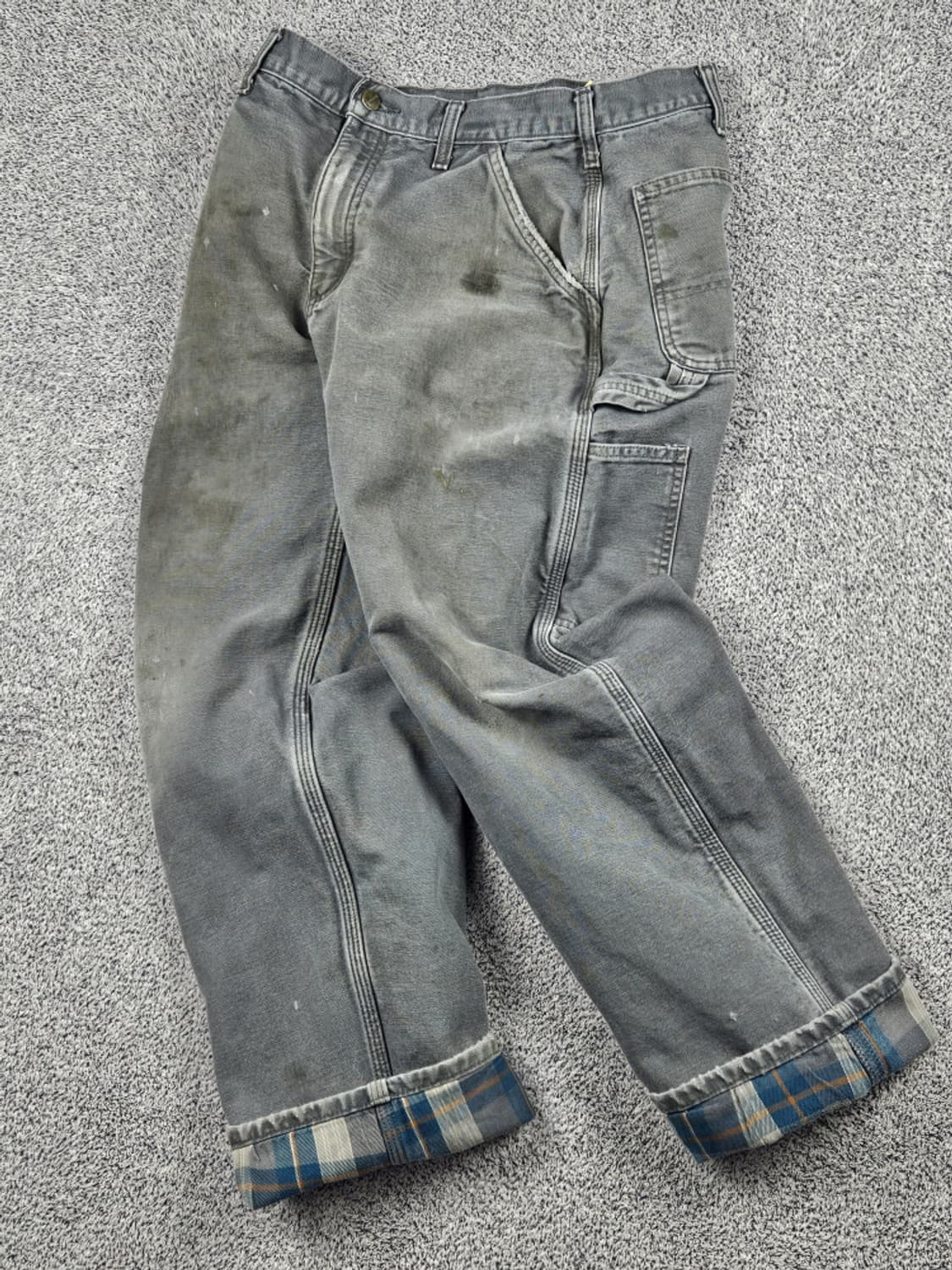 칼하트 헤비 플란넬 카펜터 워크 팬츠 ( 32X30 ) / 10122 상품이미지3