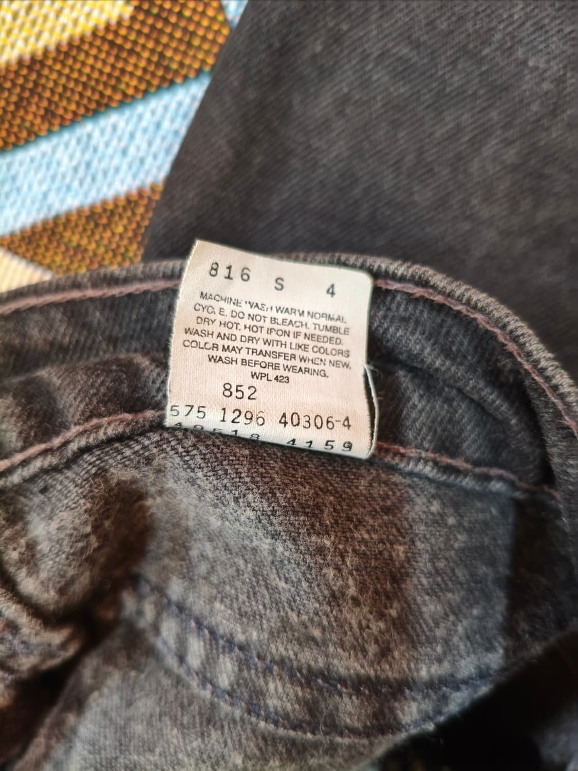 90년대 리바이스 518 usa  허리32 판매합니다 상품이미지9