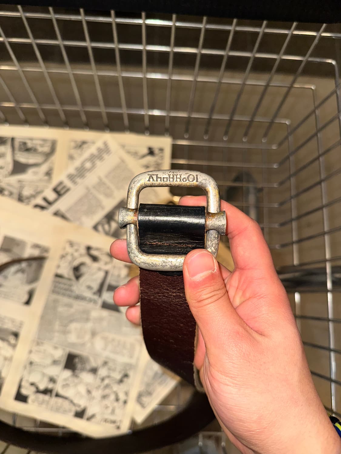 Real leather only buckle detail belt  상품이미지5