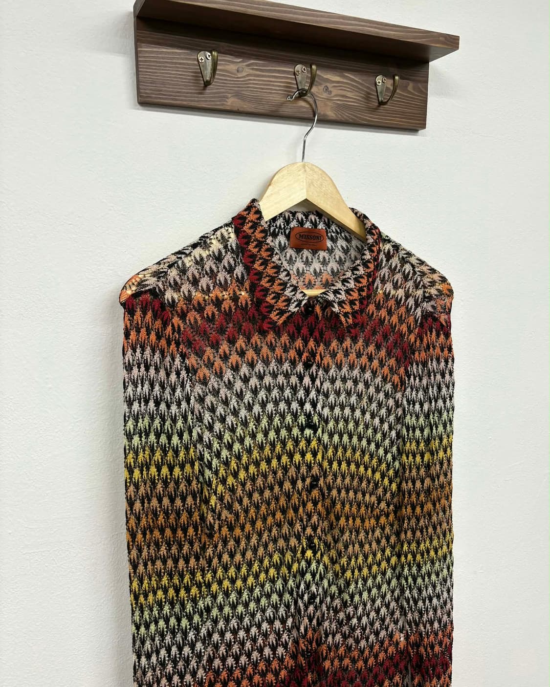 [88] 미쏘니 패턴 니트 썸머 가디건 상품이미지1