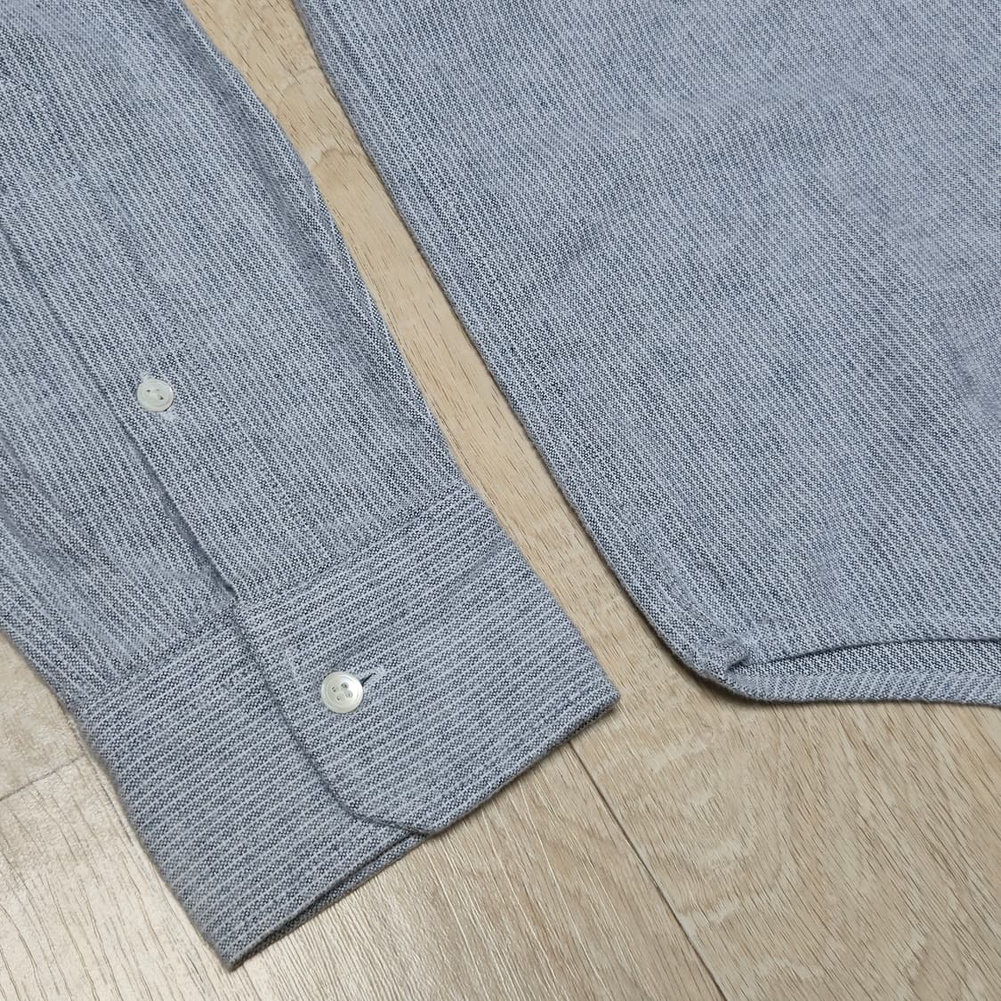 L)저널스탠다드 블루 스트라이프 셔츠 상품이미지5