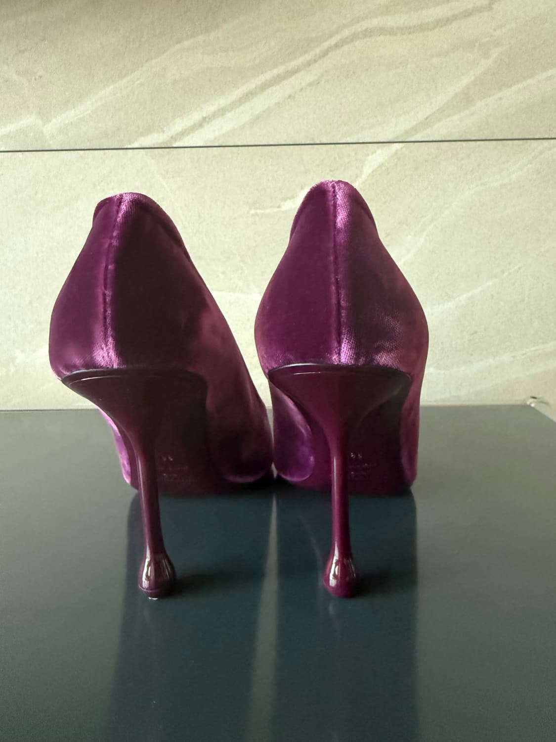 지미 추 벨벳 스틸레토힐  상품이미지2