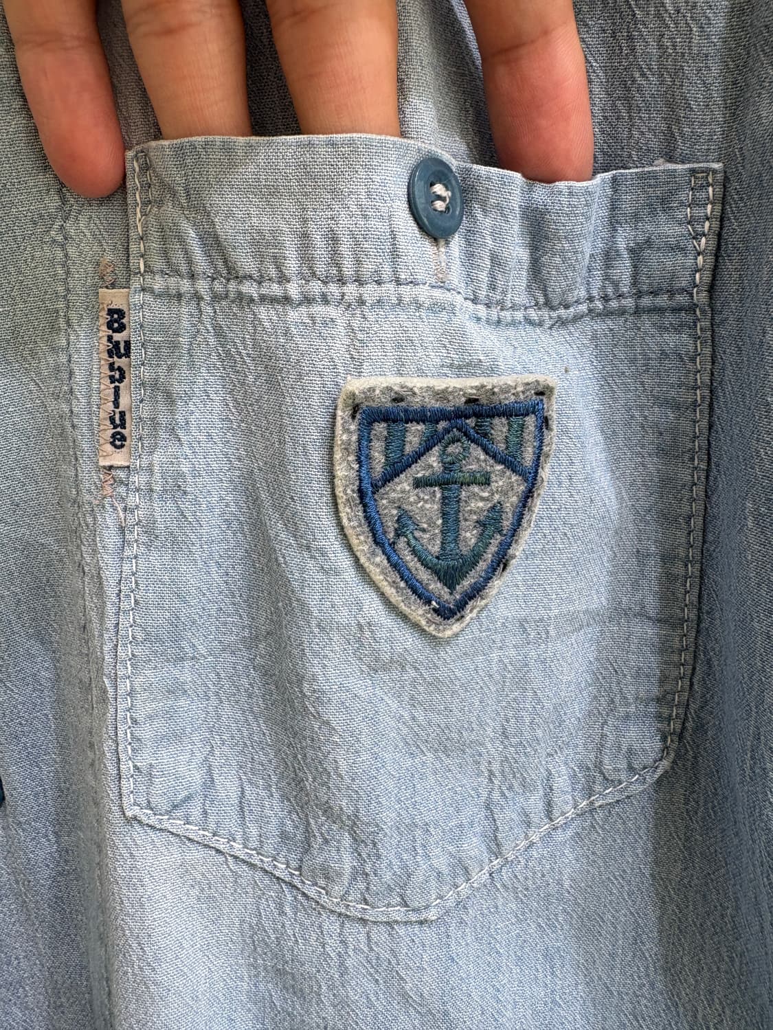 BLUE BLUE(Made in Japan) 데님셔츠 상품이미지5