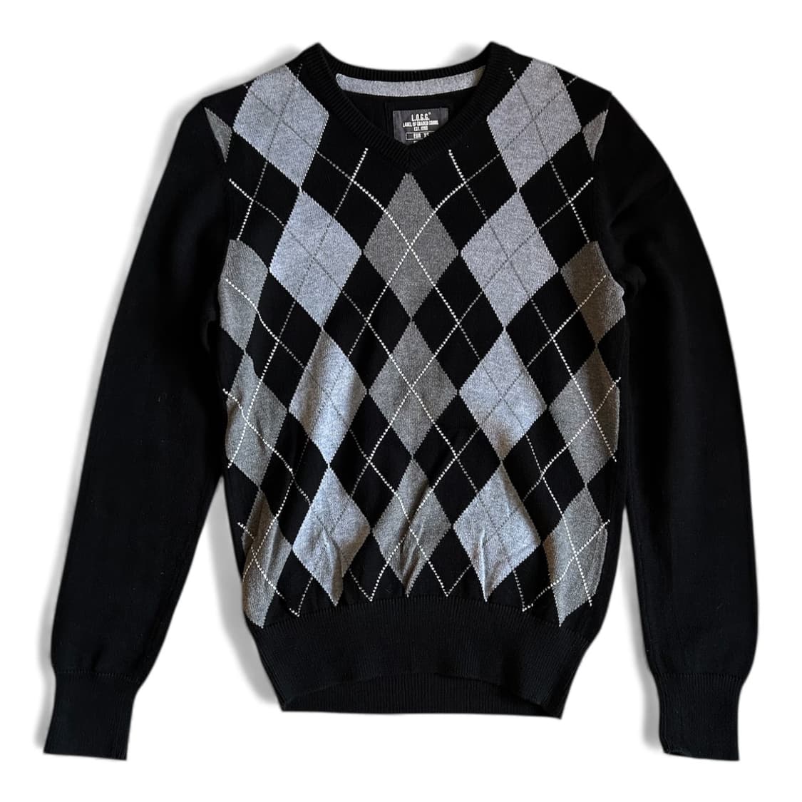 L.O.G.G Argyle Knit 상품이미지1