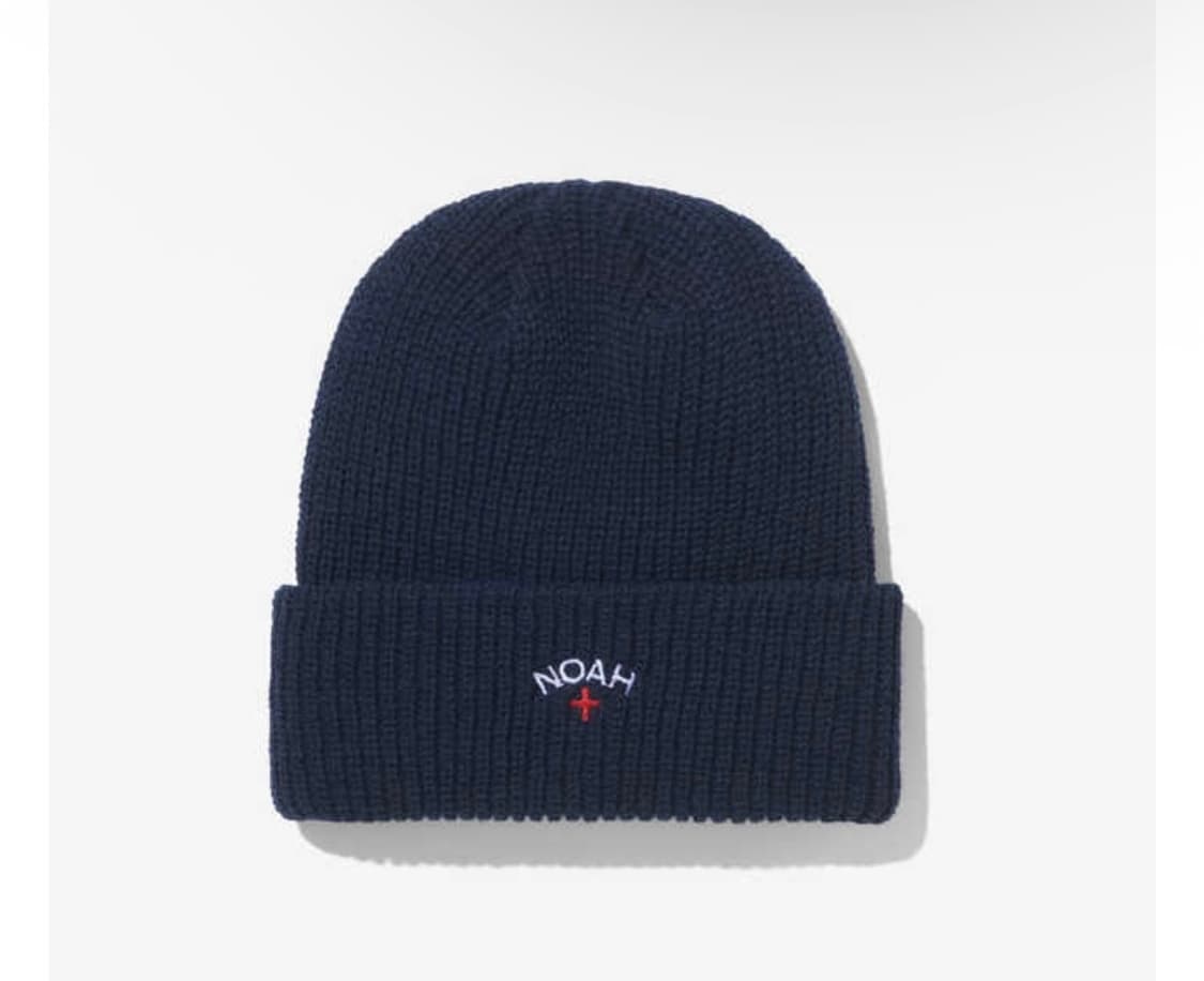 노아 코어 로고 비니 네이비 noah 상품이미지1