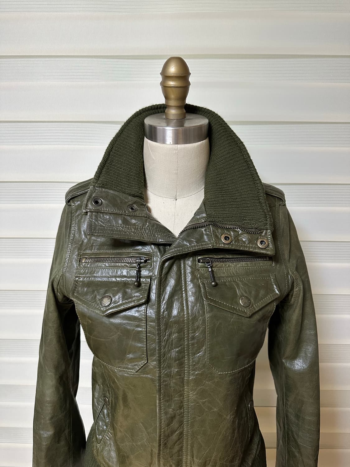 아비렉스 여성 가죽 자켓 상품이미지6