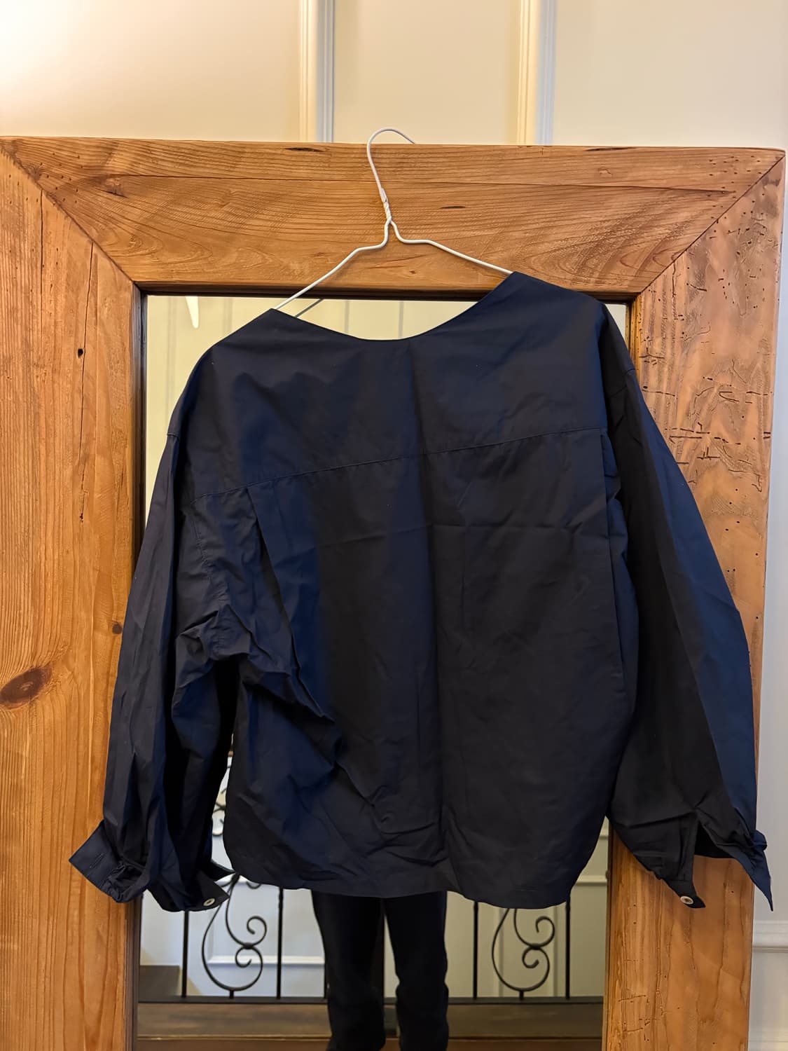 문달 네이비 보트넥 셔츠 상품이미지2