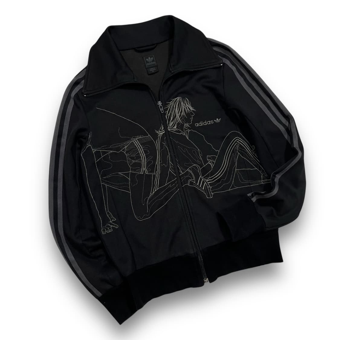 Adidas y2k Shaggy Cut Dark Track Top 상품이미지1