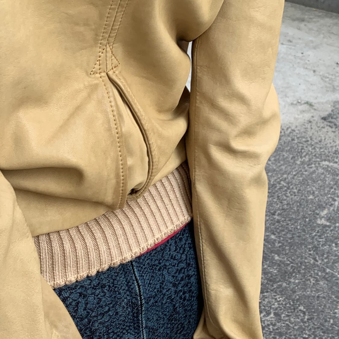 조르지오 브라토 램 레더 자켓 상품이미지5