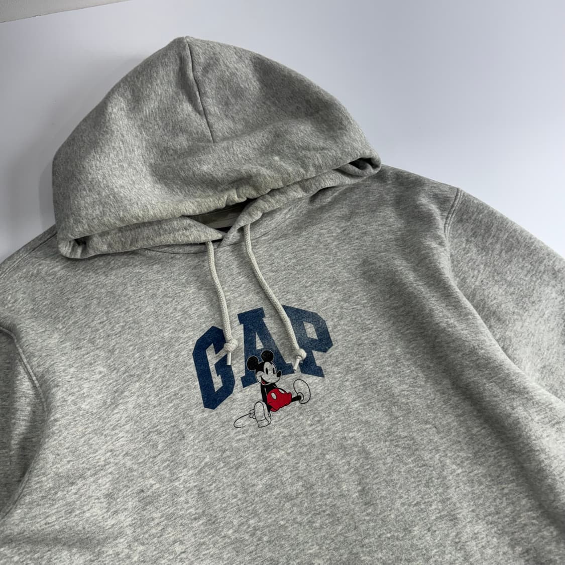 Gap 갭 디즈니 네이비 로고 그레이 후드티 상품이미지4