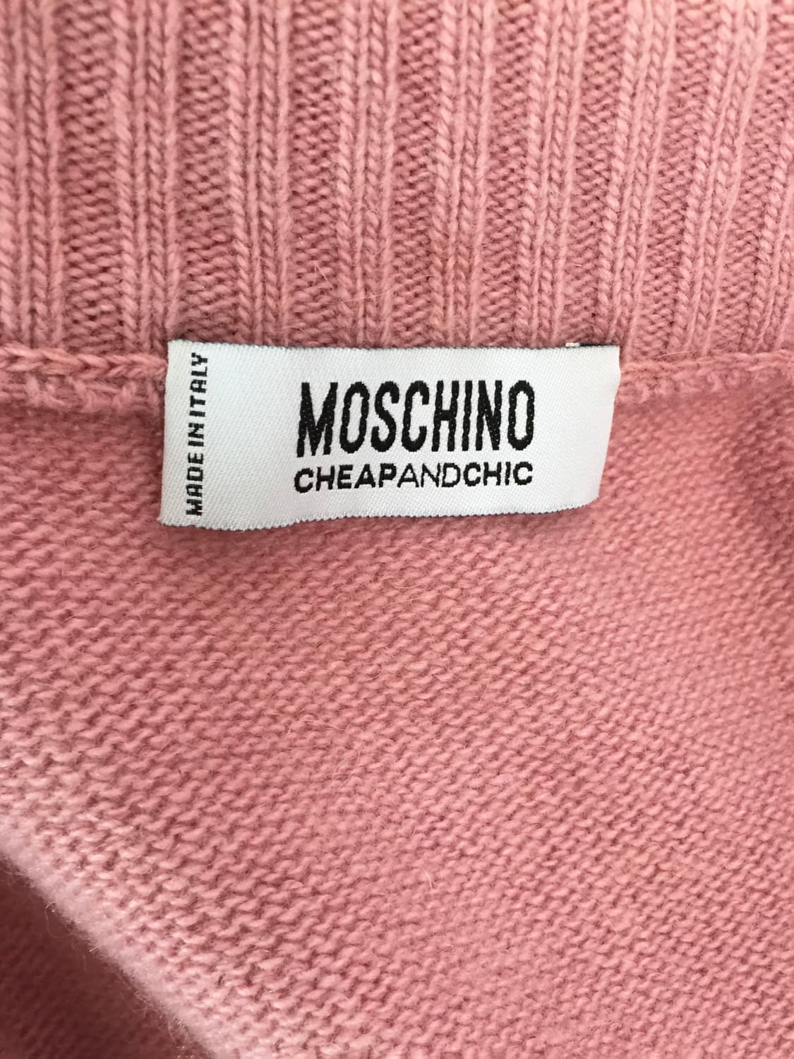 Italy Made Moschino Big button cardigan 상품이미지8