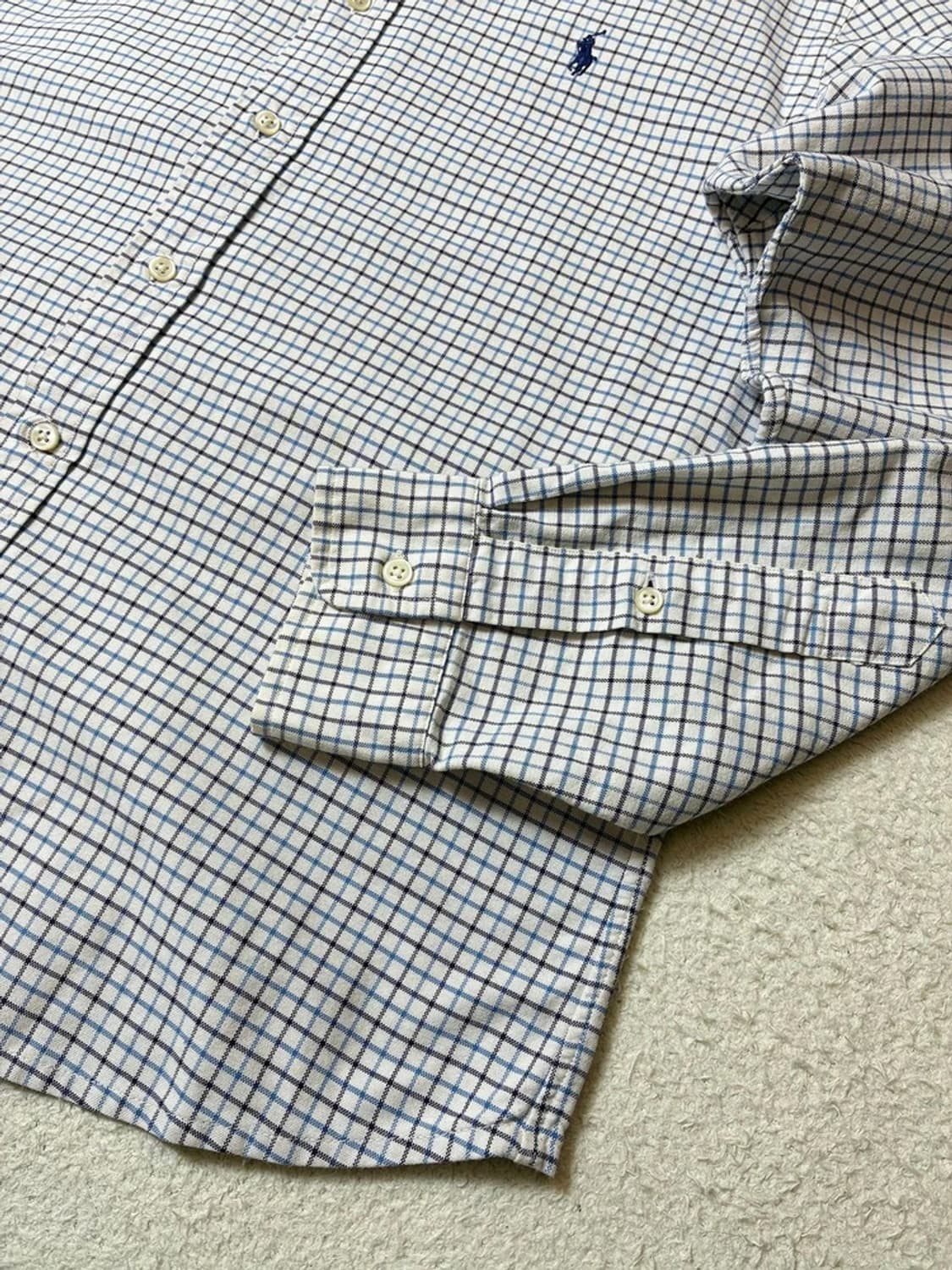 폴로 랄프로렌 00's 잔체크 셔츠 PN6674    상품이미지5