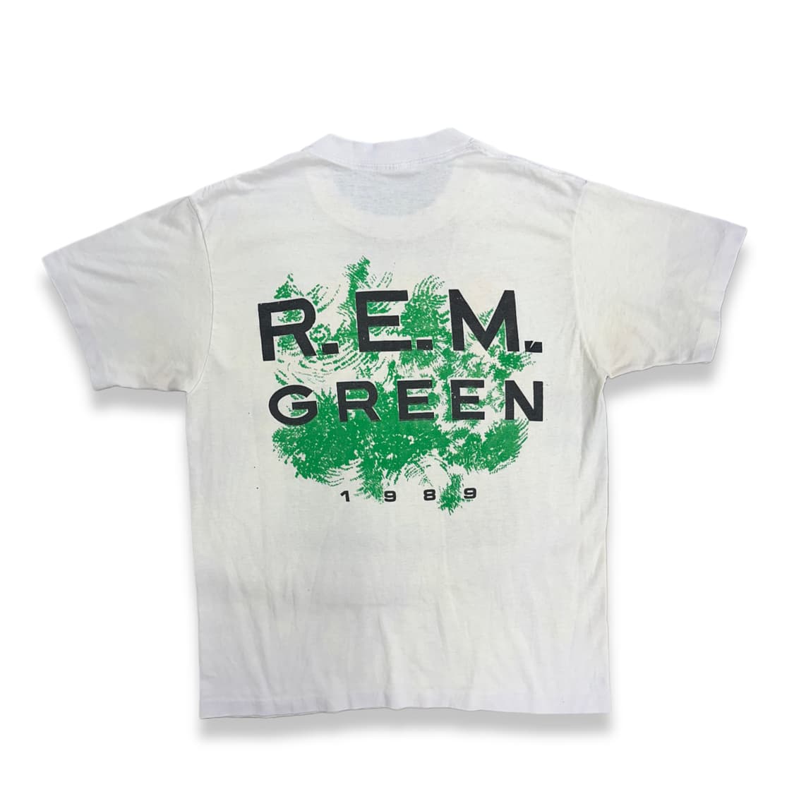 1989' R.E.M. Green 월드투어 티셔츠 L 상품이미지2