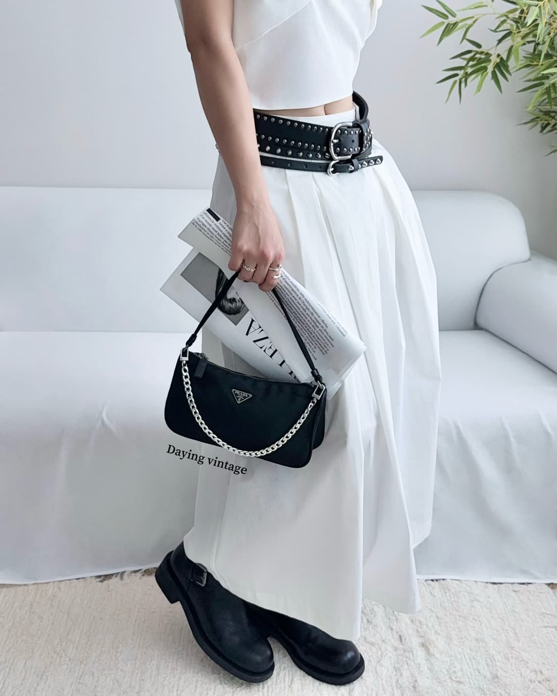 프라다 나일론 미니 숄더백 상품이미지10