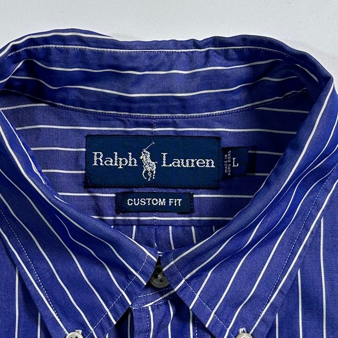 폴로 랄프로렌 블루 스트라이프 셔츠 상품이미지5