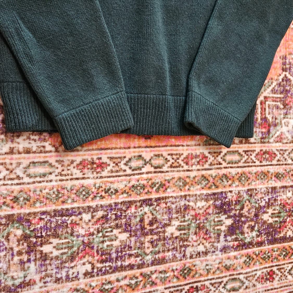 폴로 집업 가디건 / 스웨이드 패치 상품이미지5