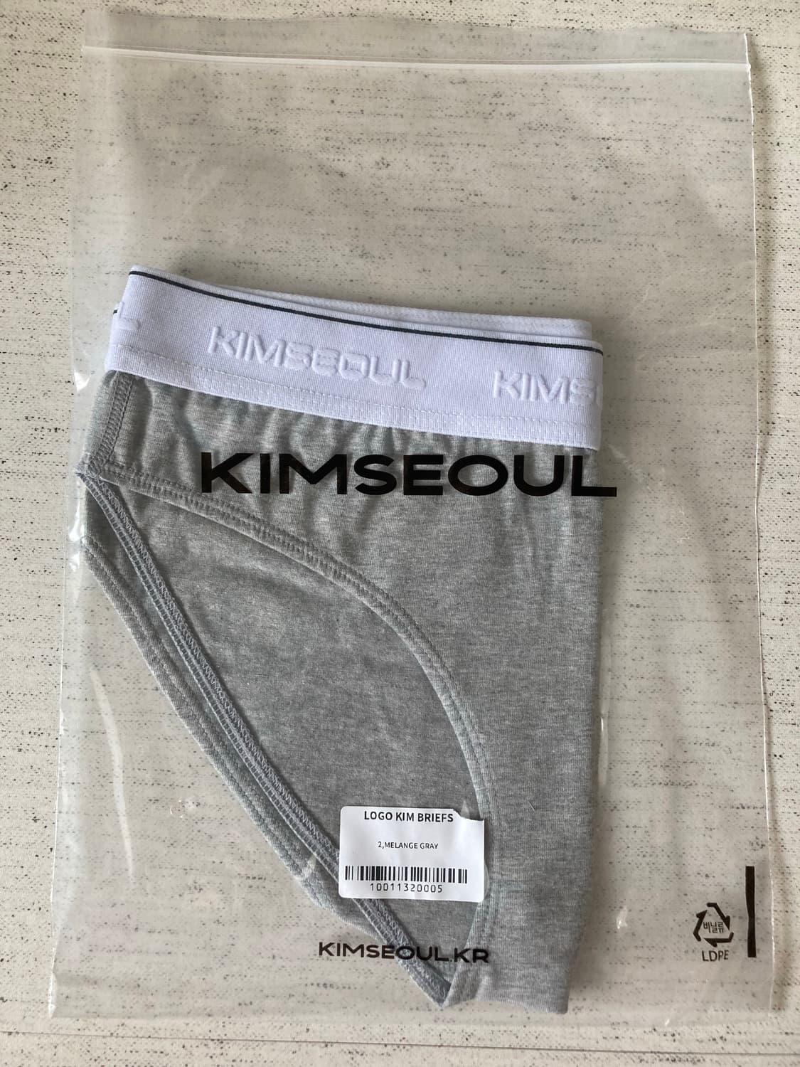 킴서울 로고 팬티 그레이 1사이즈 상품이미지1