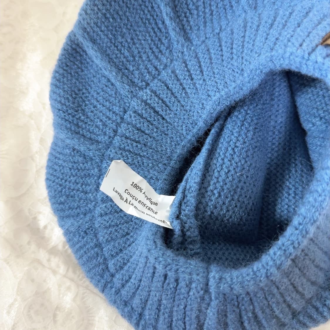 빈티지 블루 프랑스수입 베레모 화가모자 상품이미지5