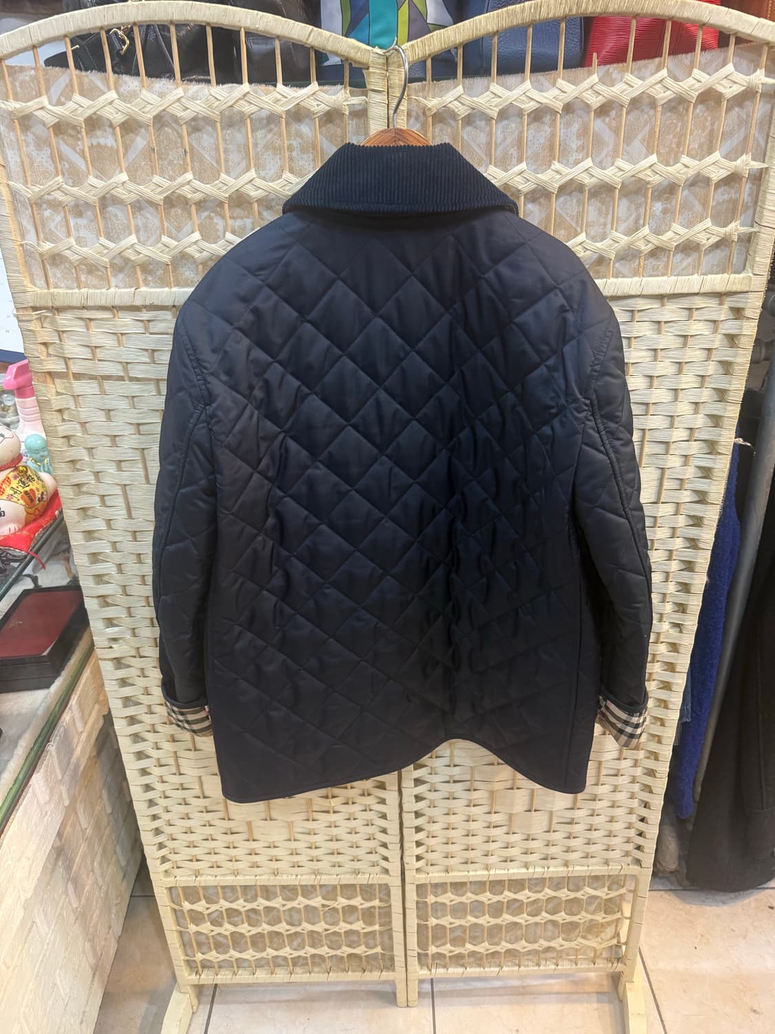 66 정품 버버리 코듀로이 칼라 다이아몬드 퀄팅자켓 팝니다 상품이미지8