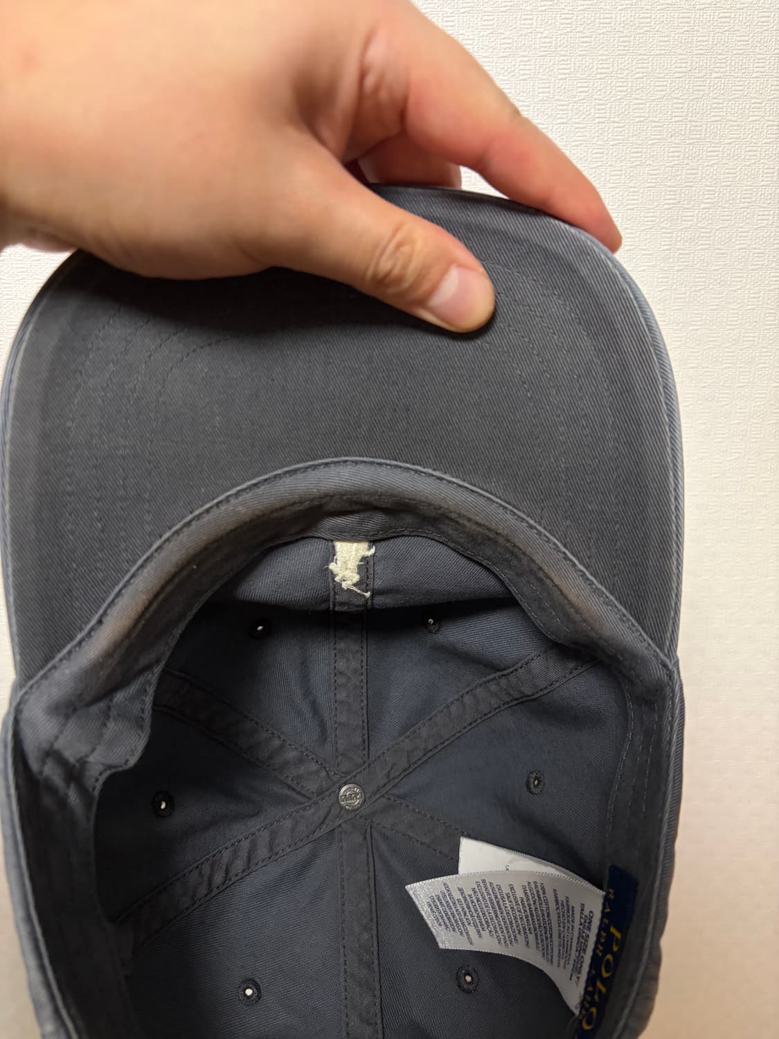 폴로 그레이 모자 상품이미지4