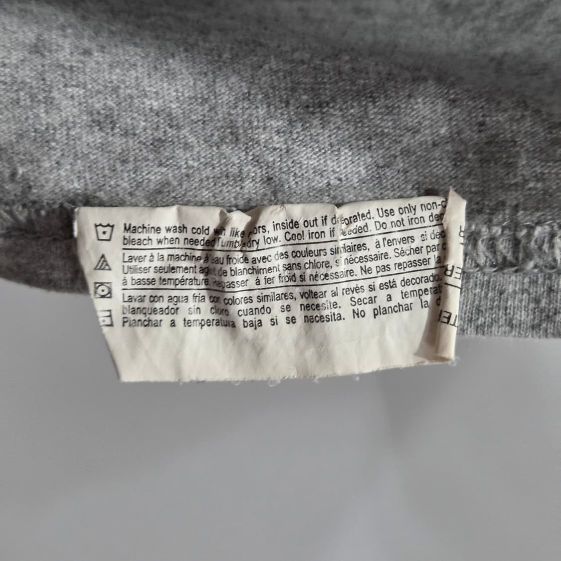 챔피온 반팔티 그레이 S 상품이미지3