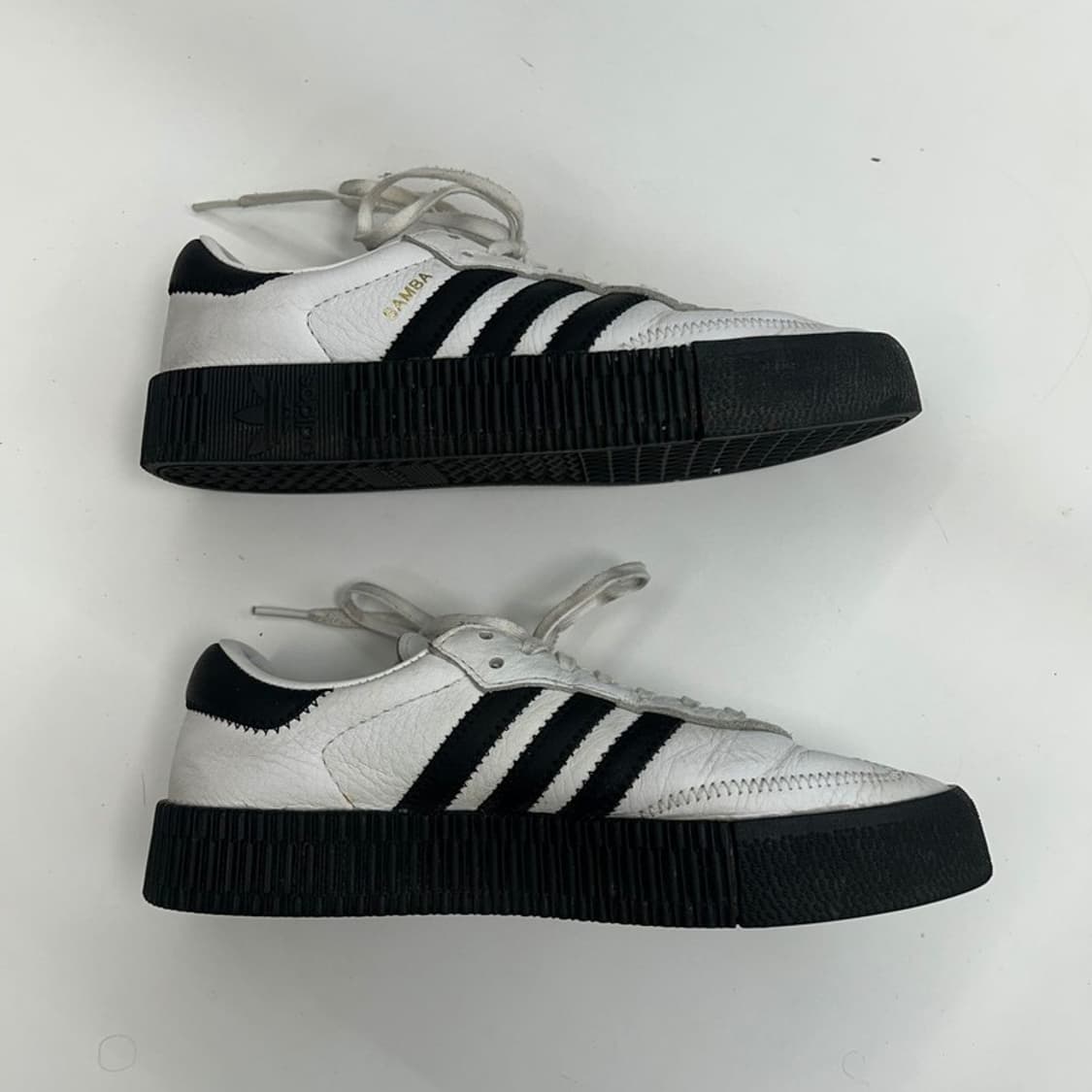 아디다스 삼바로즈 스니커즈 화이트-블랙 235 상품이미지3