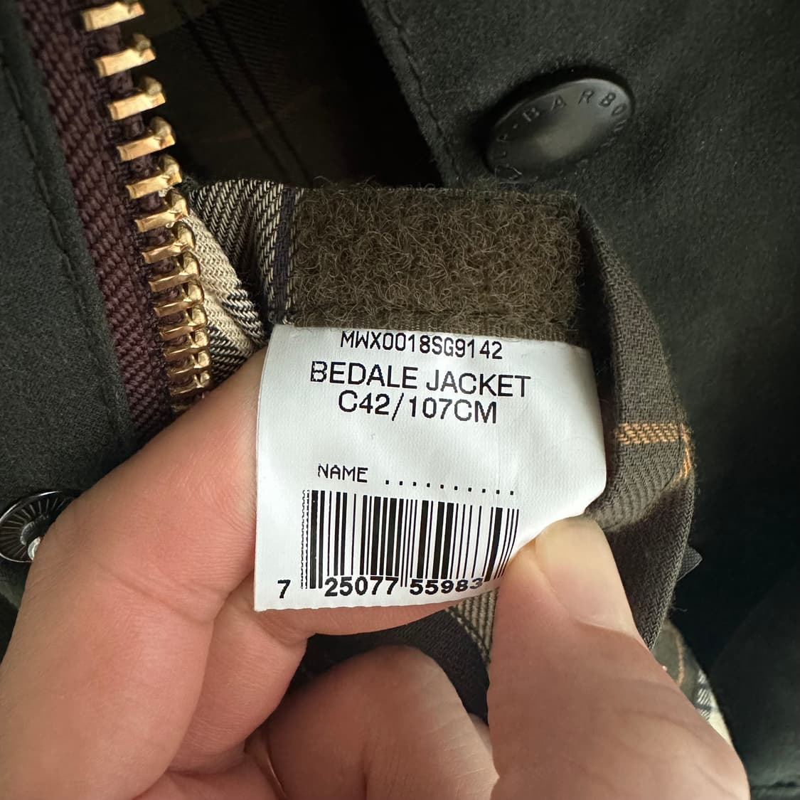 바버 비데일 42 세이지그린 상품이미지7