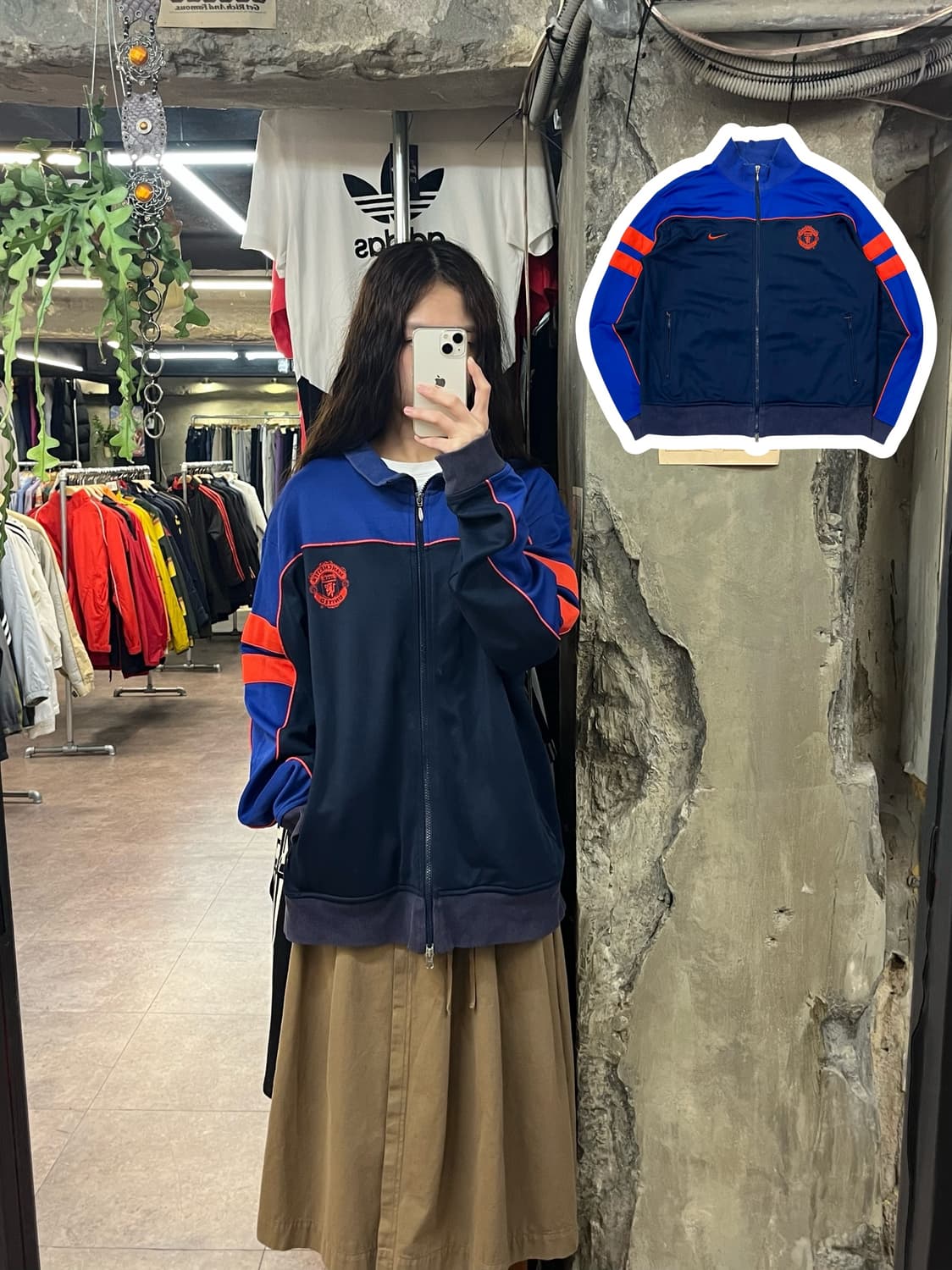 나이키 맨유 투웨이 트랙탑 져지 블루 XL #csz1866 상품이미지1