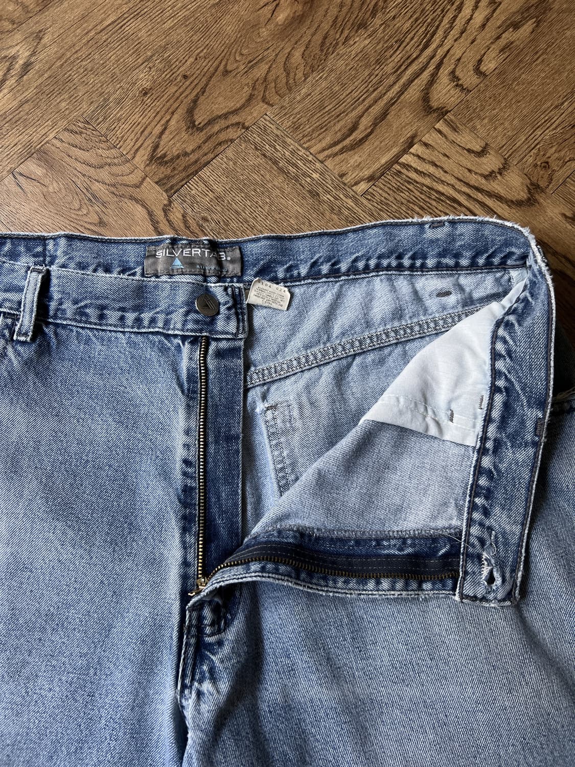 [38]00's 리바이스 USA 실버탭 와이드 배기 데님 팬츠 상품이미지4