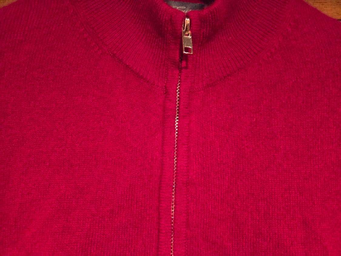 내몽고산 캐시미어 짚업 가디건  상품이미지5