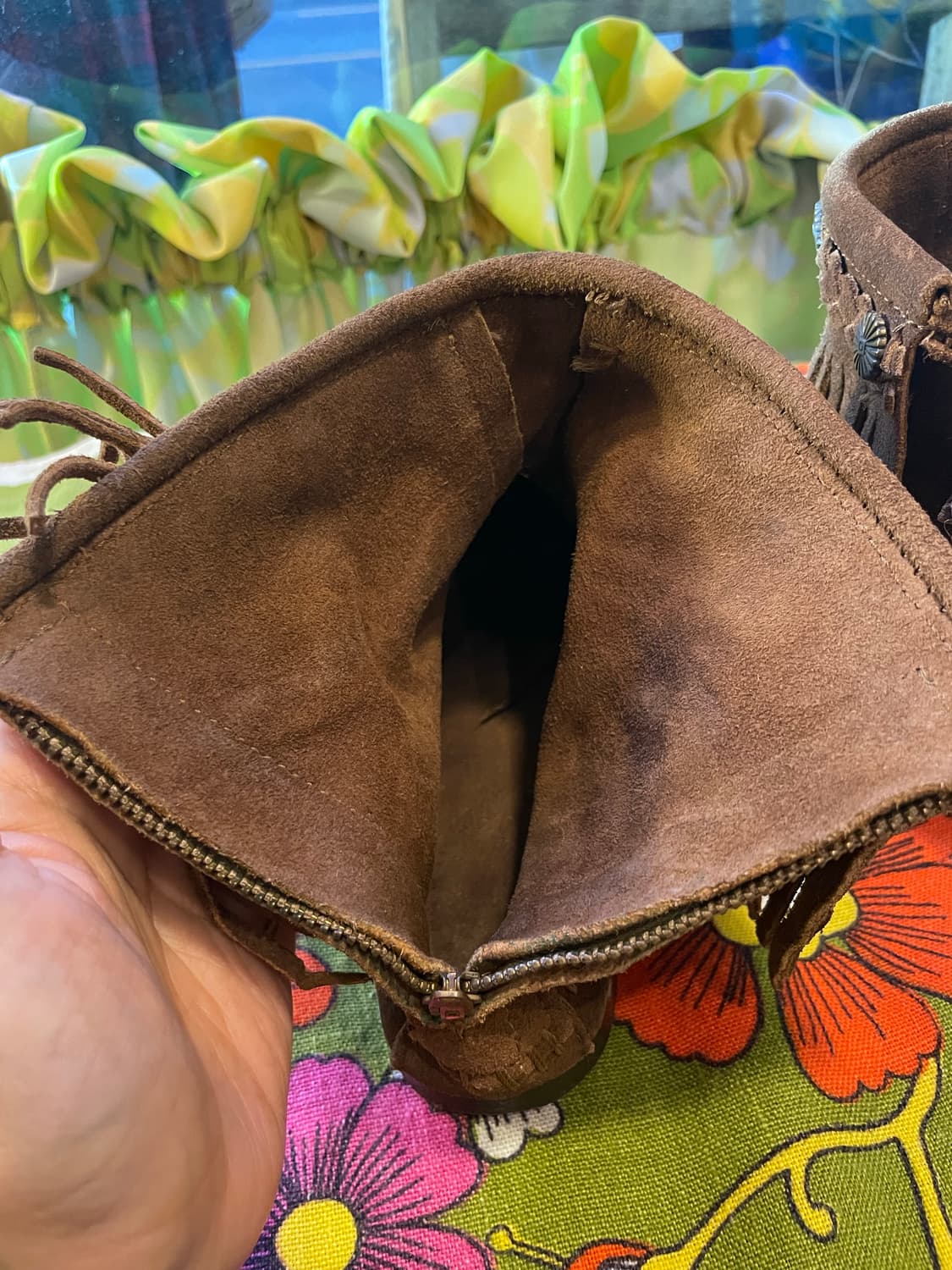 MINNETONKA Suede Fringe Ankle Moccasin B 상품이미지6