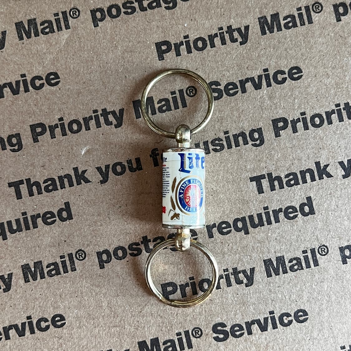 90s vtg Miller Lite Beer Can Keyring 상품이미지1