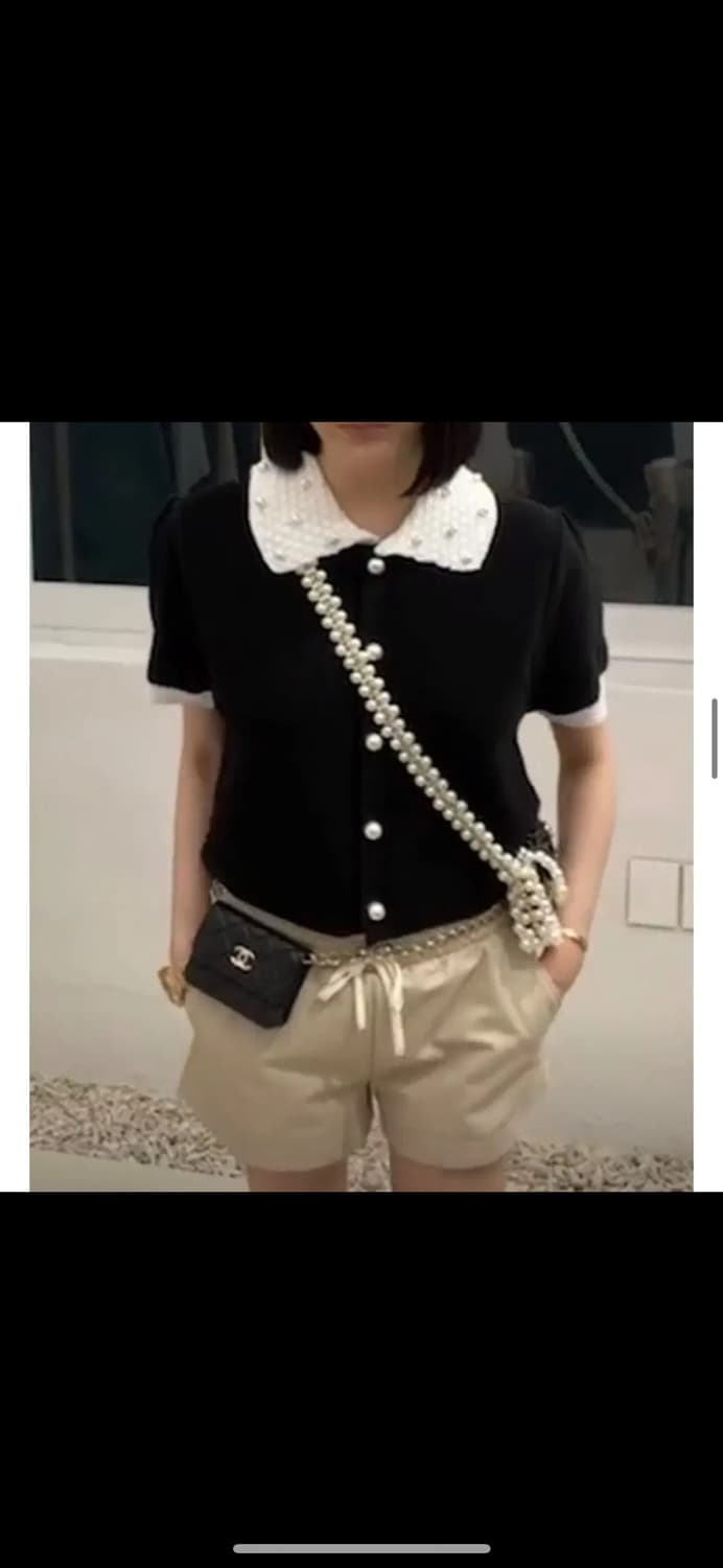 헬더 진주 가디건 상품이미지1