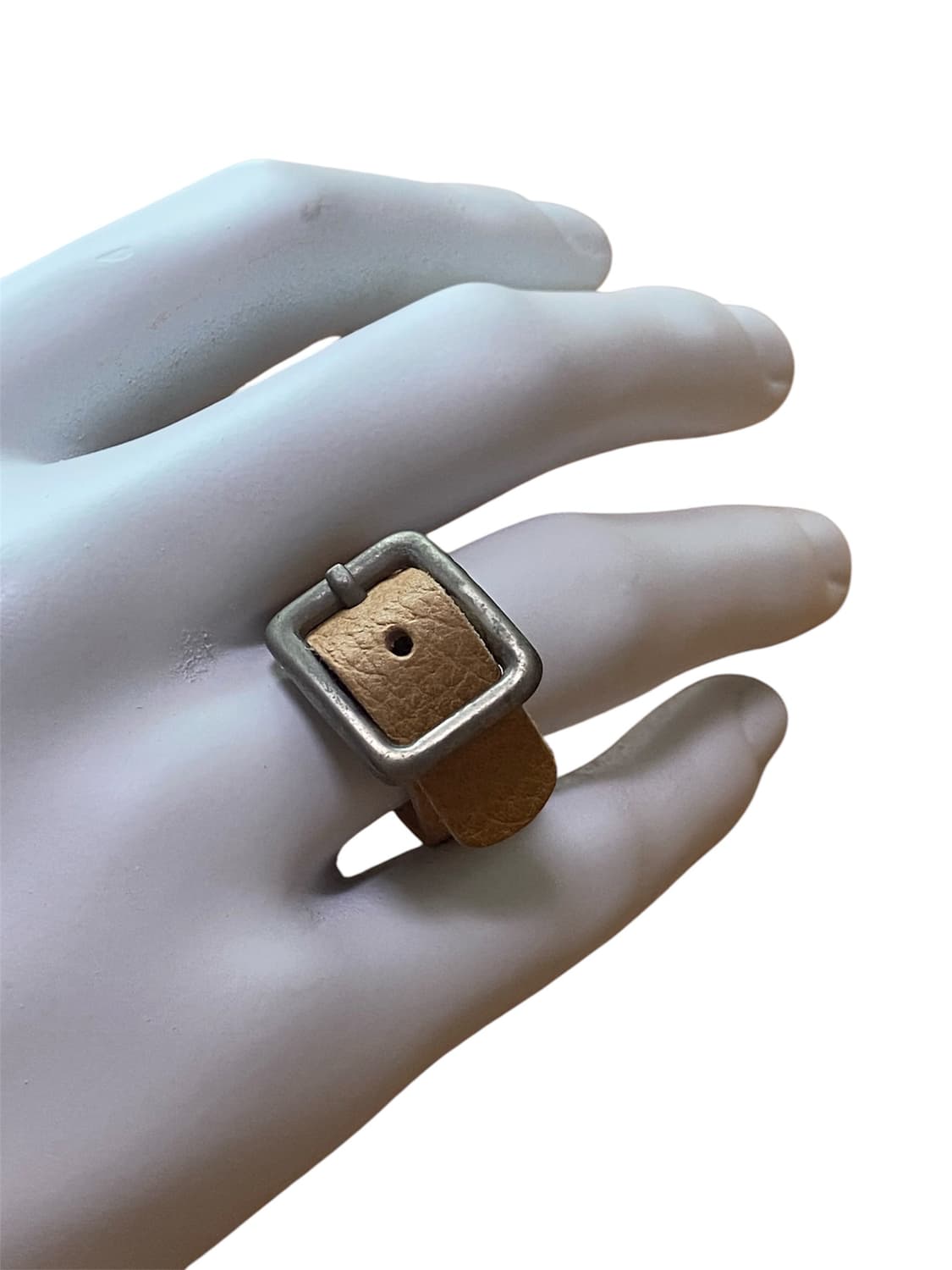 90s Leather Buckle Ring 상품이미지3