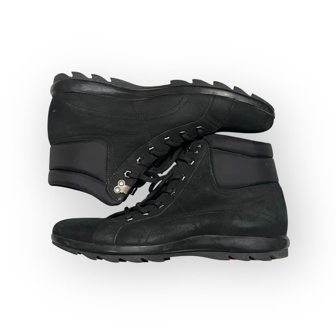 270) 프라다 스포츠  로고 스웨이드 나일론 부츠 상품이미지2