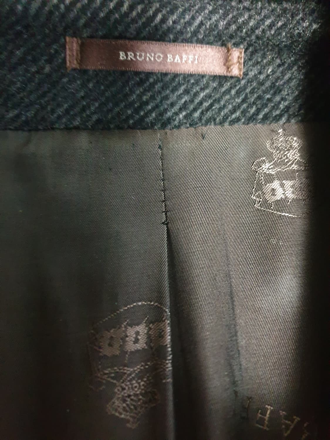 브루노바피 이태리 클래식 앙고라 혼방 울  미디 코트 (L) 상품이미지3