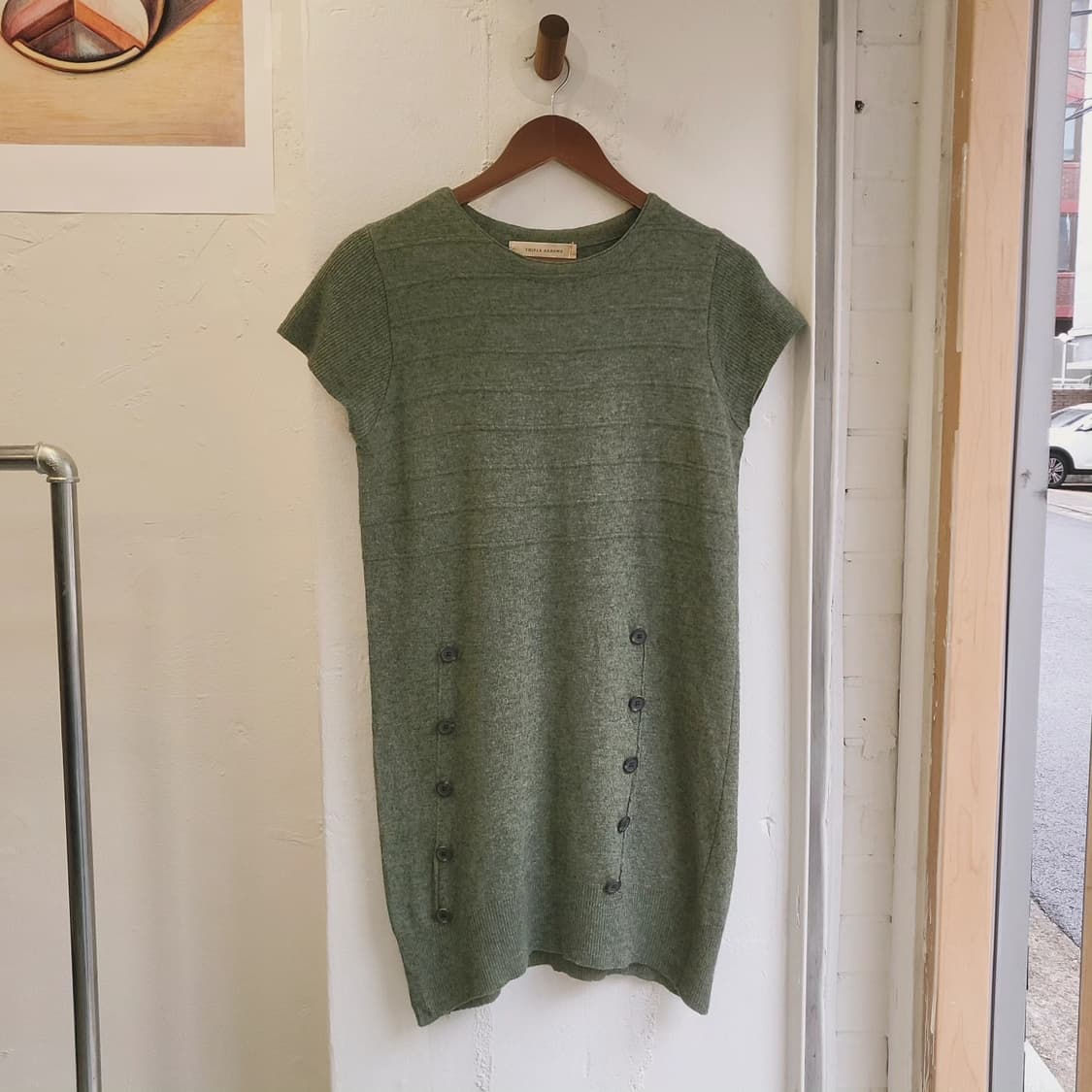 Triple arrows 모리걸 반팔 롱니트 상품이미지1