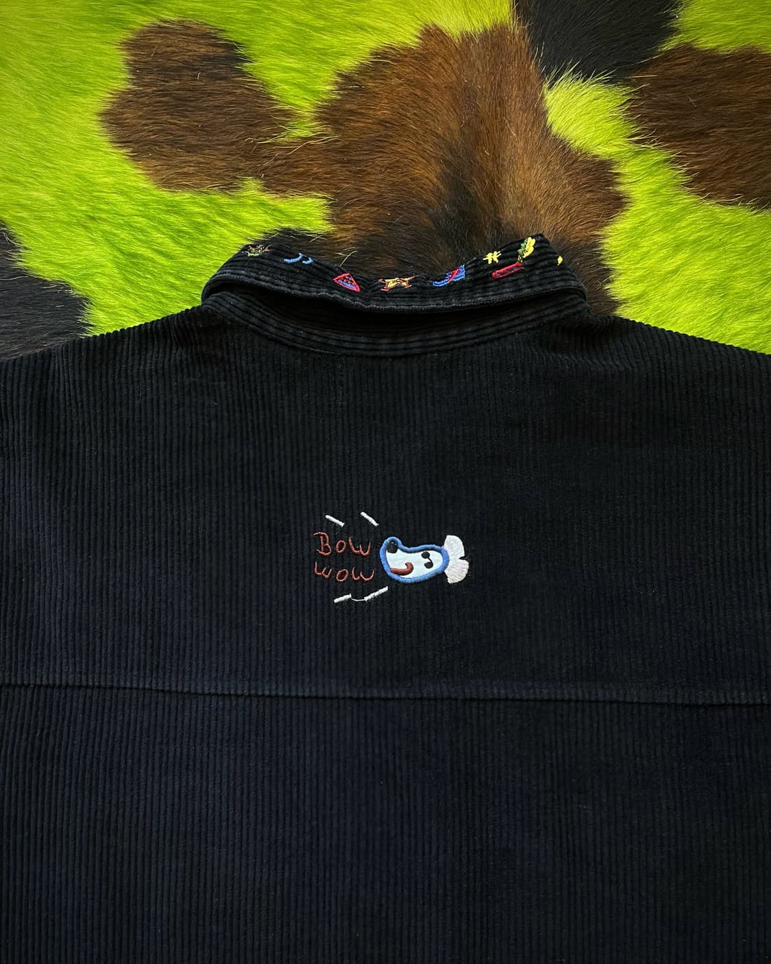 Kitsch Embroidery Corduroy Old Work JK 상품이미지9