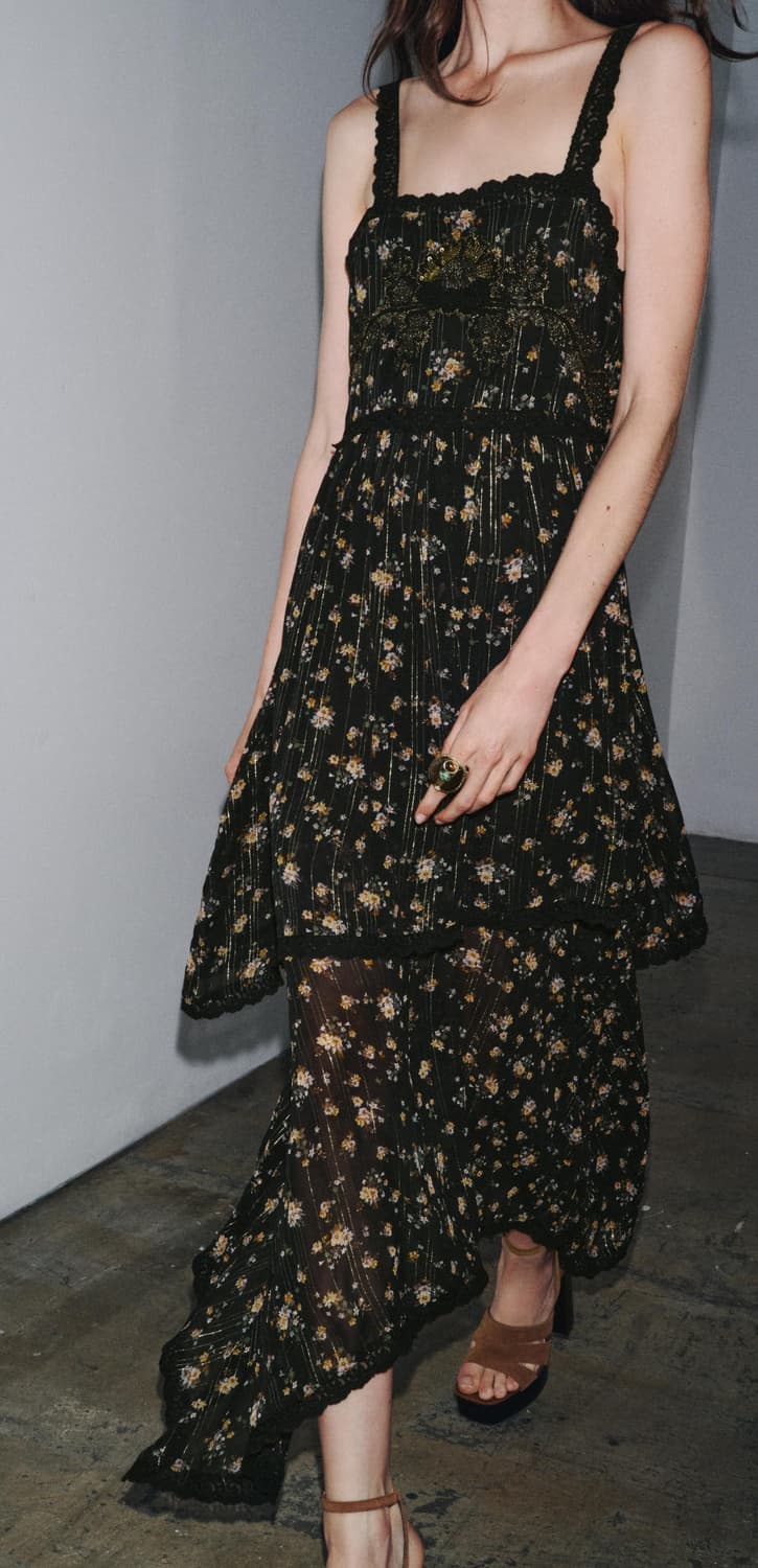 새상품) ZW컬렉션 플라워 프린트 원피스 상품이미지2