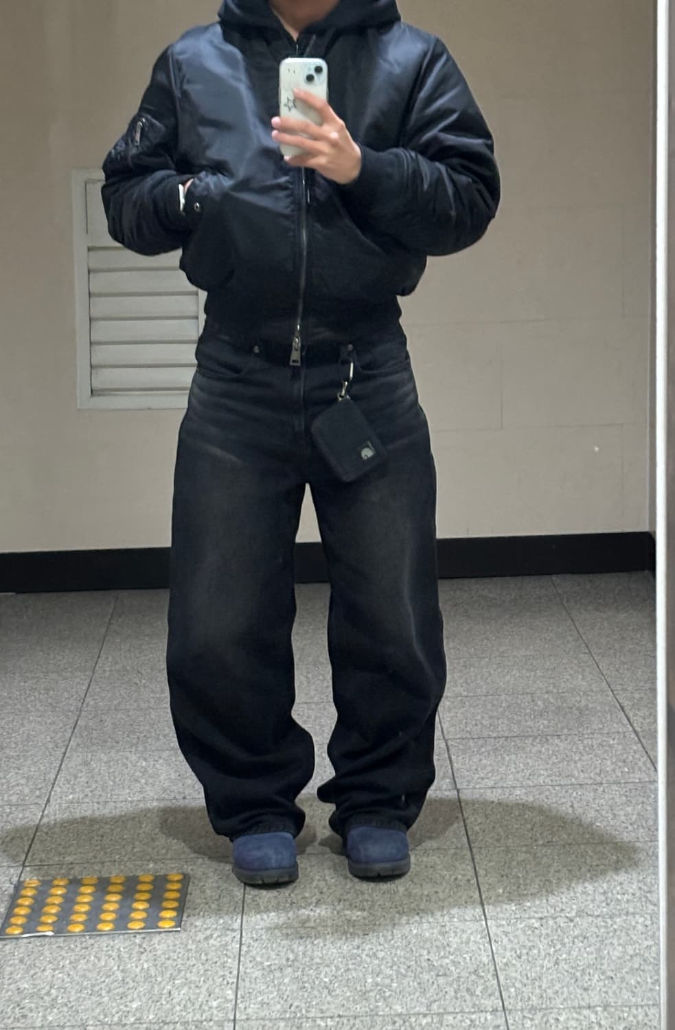 자바나스 항공점퍼 ma-1 블랙 상품이미지3